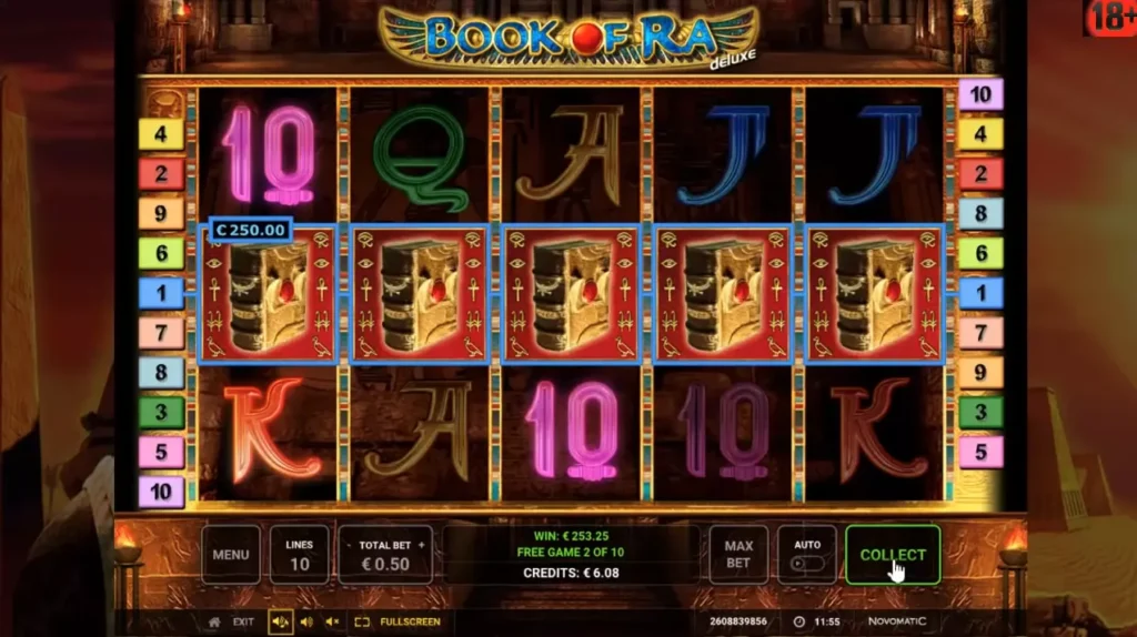 Book of Ra игровой автомат Новоматик