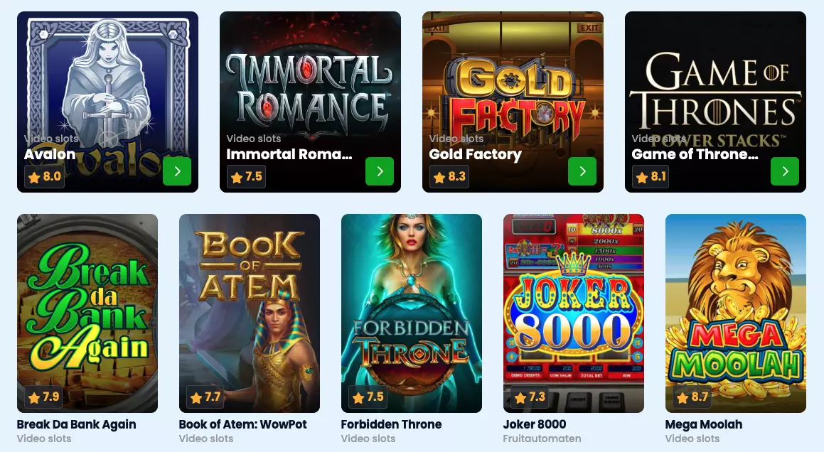 Лучшие слоты Microgaming